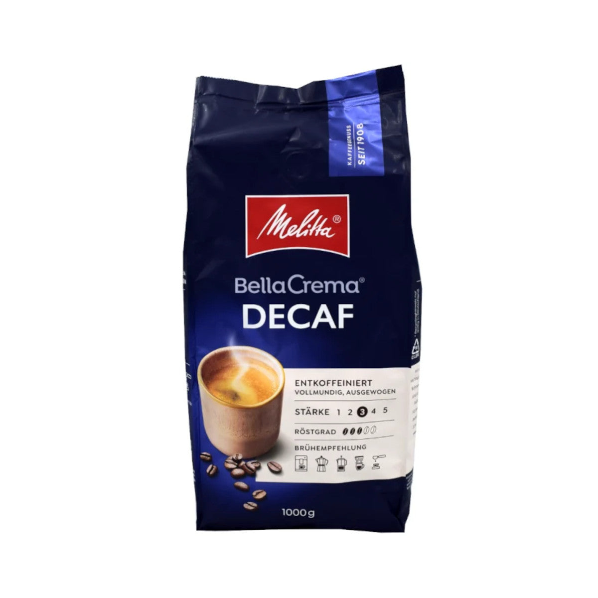 Melitta Bella Crema Decaffeinato 1 kg