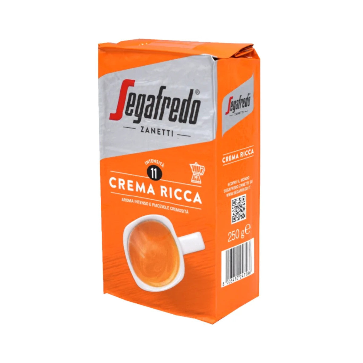 Segafredo Crema Ricca 250g gemalen koffie