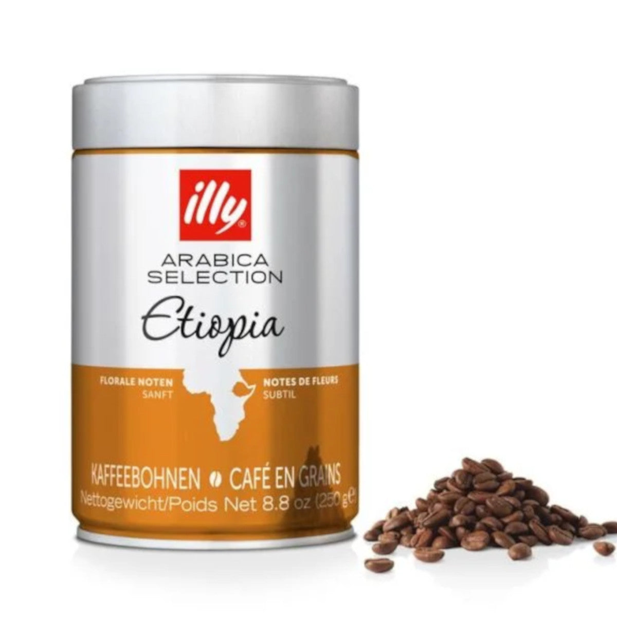 Illy Etiopia - koffiebonen 250 gramm