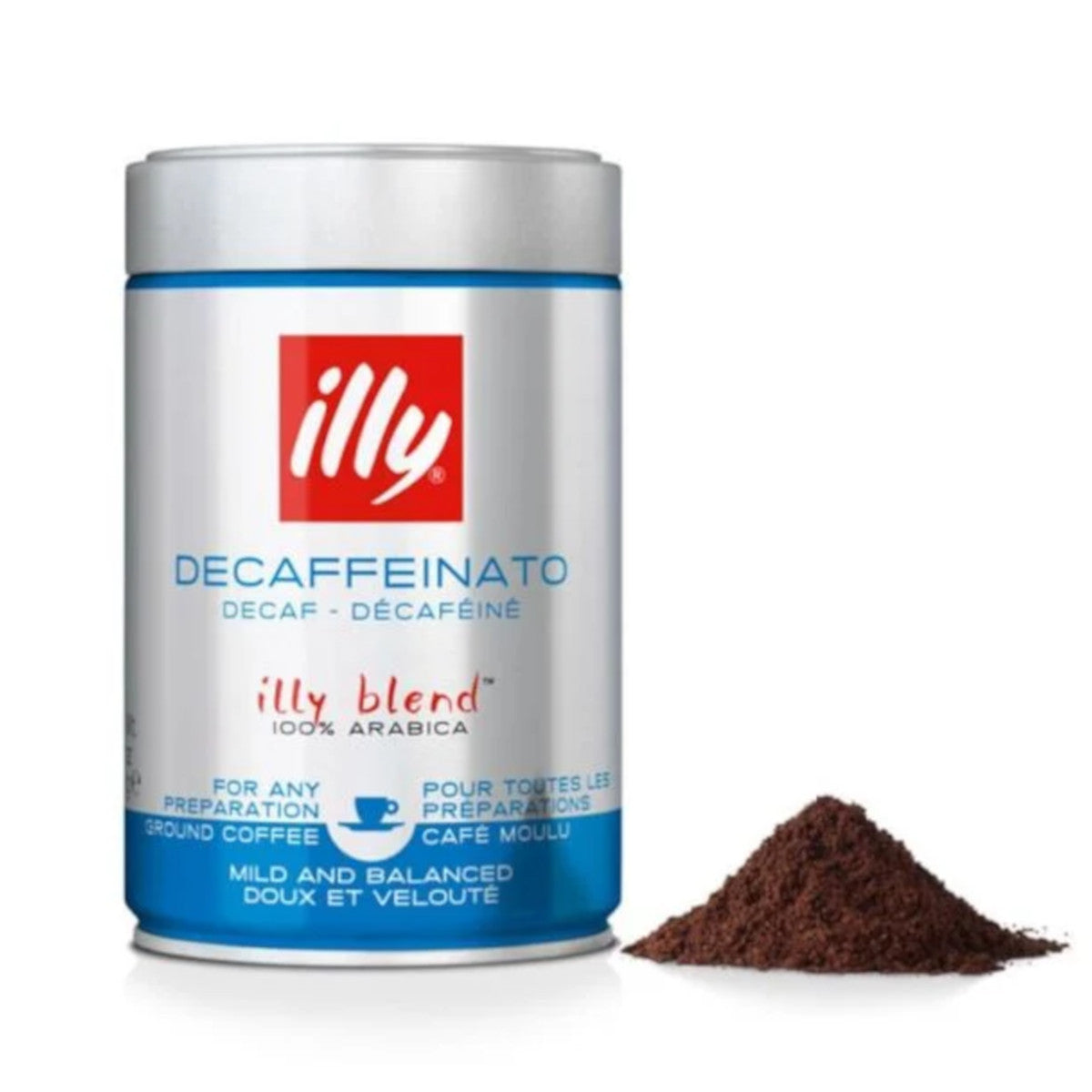 Illy Decaf - gemalen koffie zonder caffëine 250gr