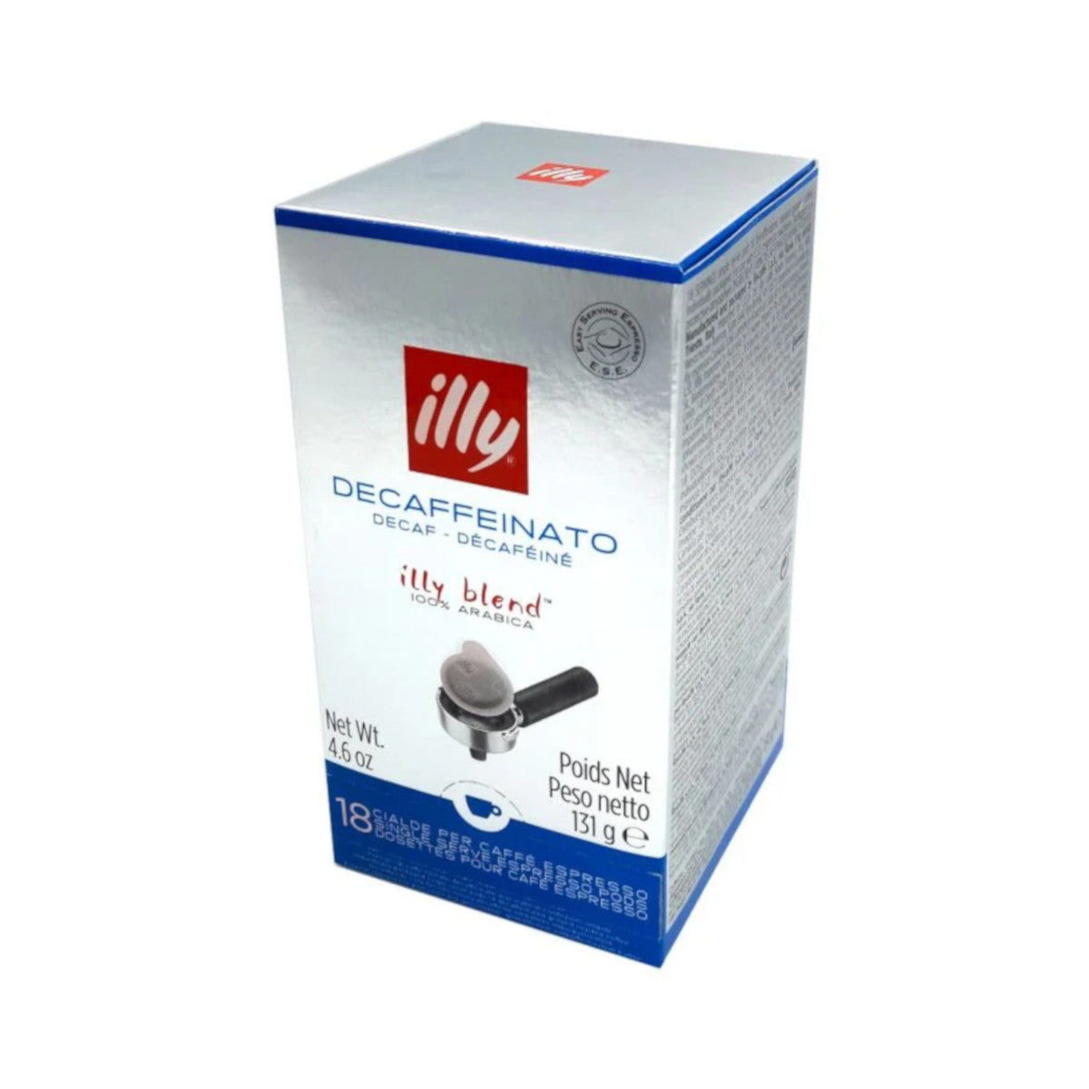 Illy Decaffeinato - E.S.E. Servings 18 pads