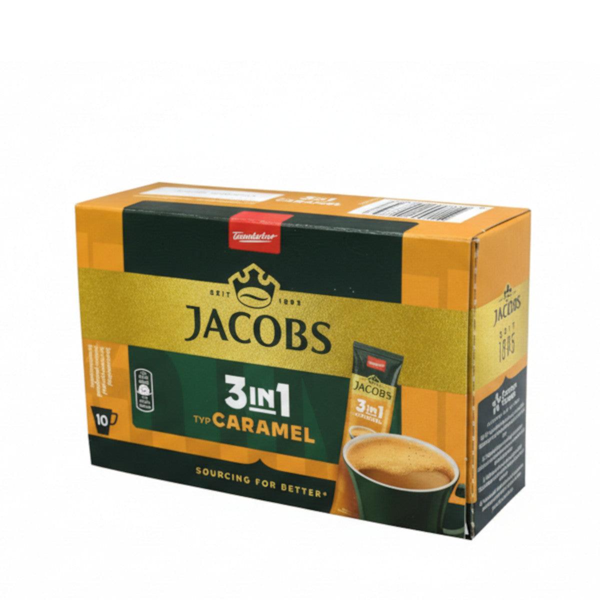 Jacobs 3 in 1 Caramel - 10 sticks