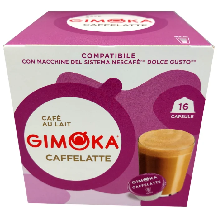 Gimoka Caffe Latte - Dolce Gusto 16 cups