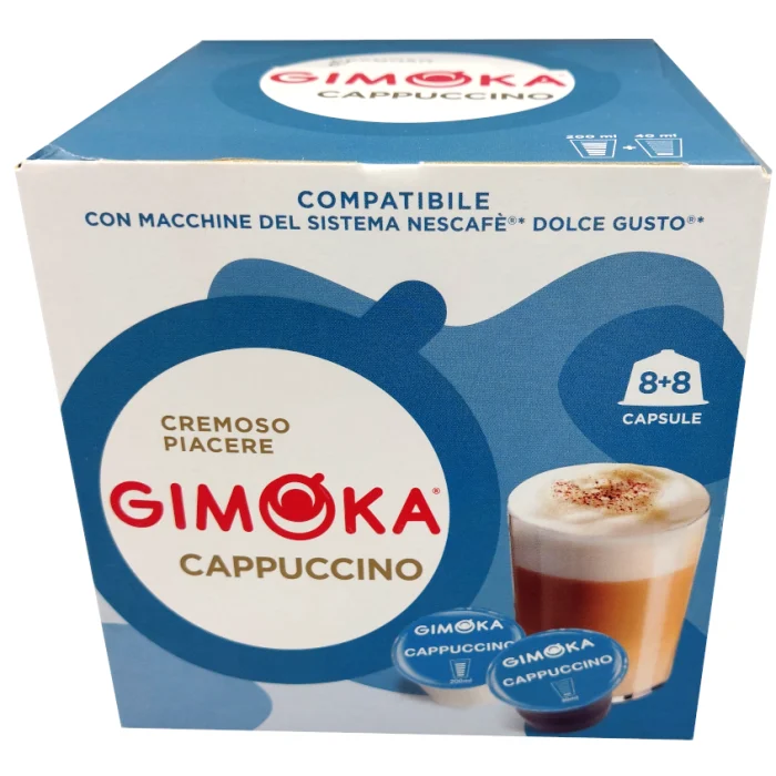 Gimoka Cappuccino - Dolce Gusto 16 cups