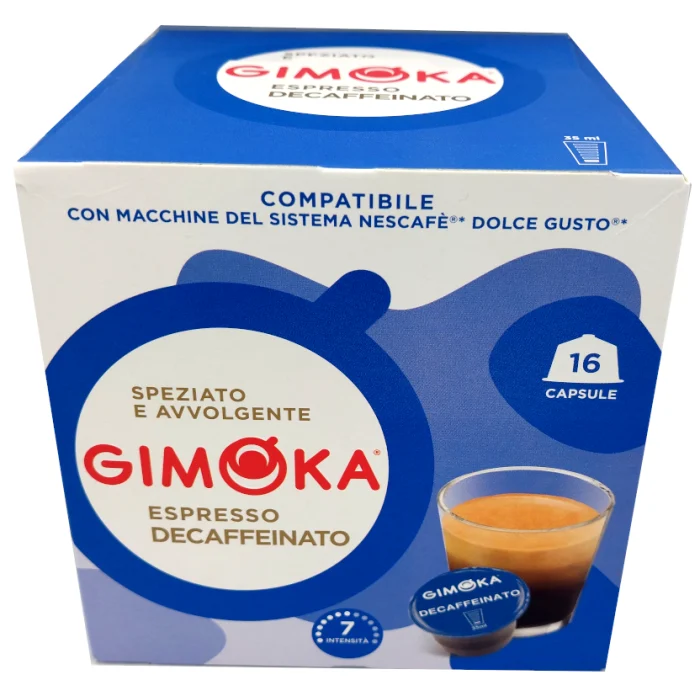Gimoka Espresso Decaffeinato - Dolce Gusto 16 cups