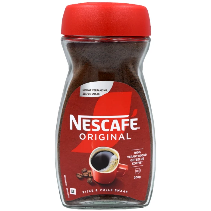 Nescafe Original/Classic oploskoffie - 200 gram